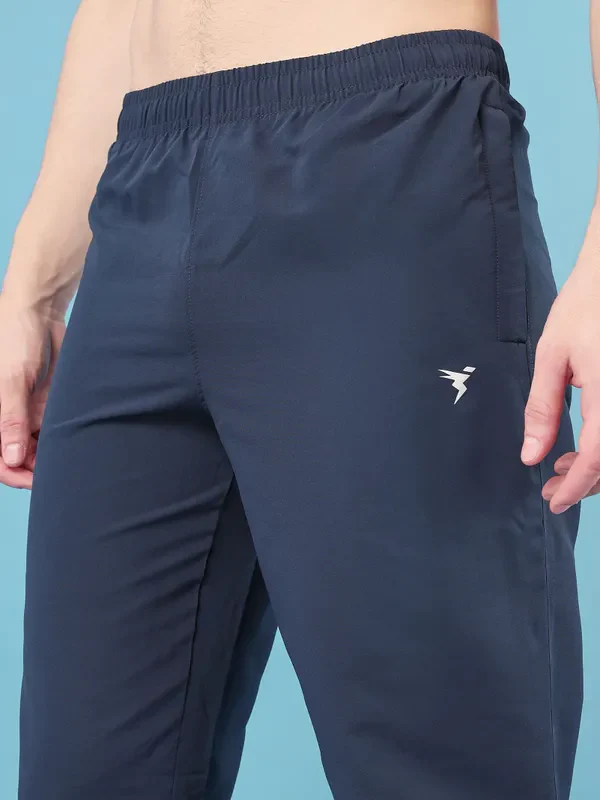 Men Solid Relax Fit Joggers with TECHNOLITE - Image 5