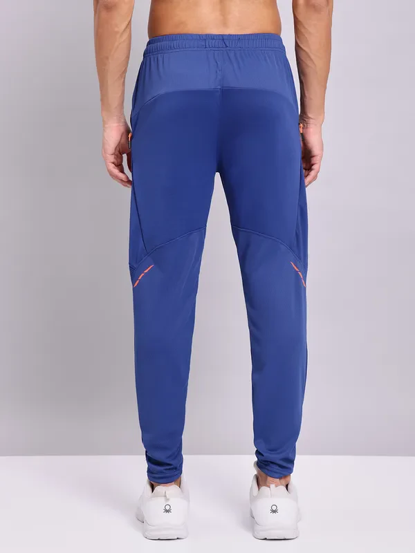 Men Solid Slim Fit Trackpants with TECHNO DRY - Image 4
