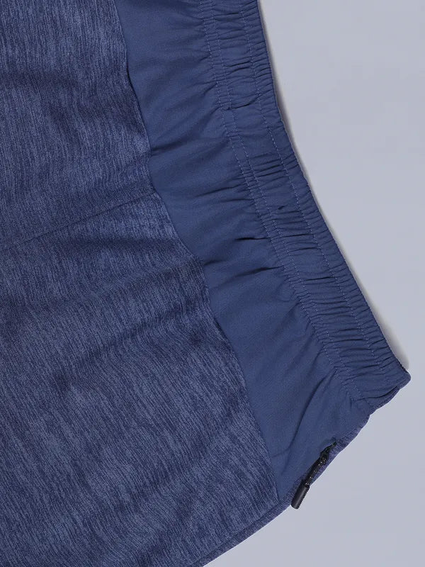 Men Melange Slim Fit Trackpants with TECHNO DRY - Image 7