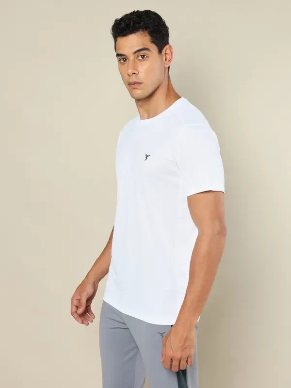 Men Solid Slim Fit Crew Neck T-shirt with TECHNO COOL+ (Pack of 3) - Image 3
