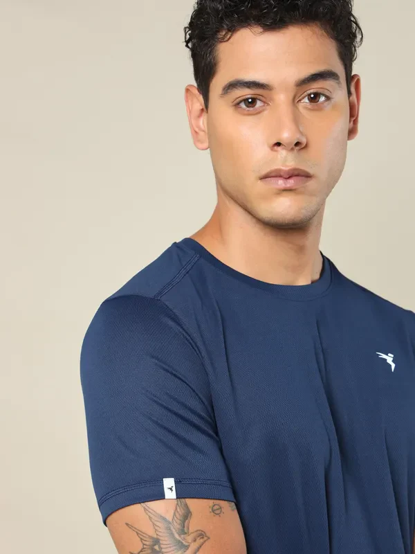 Men Solid Slim Fit Crew Neck T-shirt with TECHNO COOL+ (Pack of 3) - Image 6