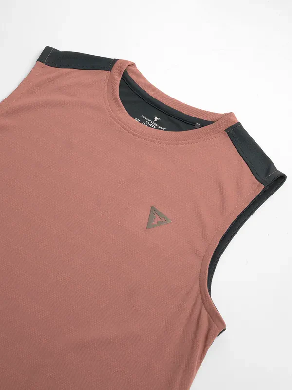 Boys Colorblock Slim Fit Crew Neck T-shirt with TECHNO COOL+ - Image 9