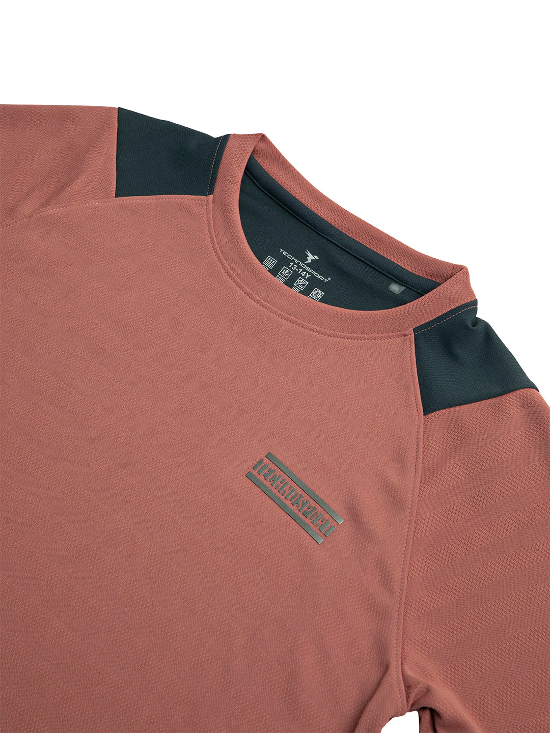 Boys Colorblock Slim Fit Crew Neck T-shirt with TECHNO COOL+ - Image 7