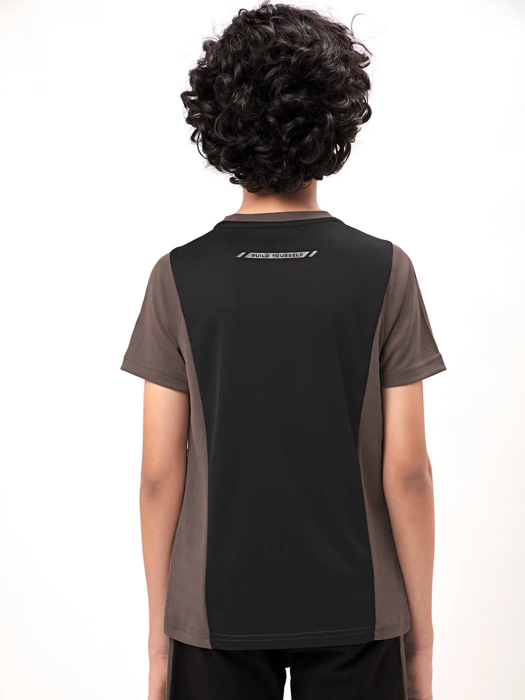 Boys Colorblock Slim Fit Crew Neck T-shirt with TECHNO COOL+ - Image 2