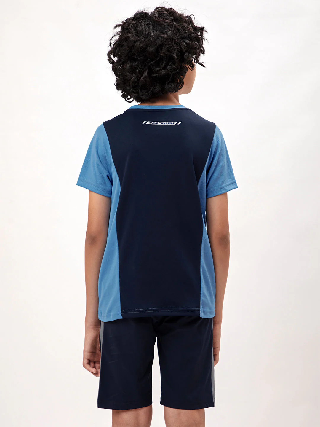 Boys Colorblock Slim Fit Crew Neck T-shirt with TECHNO COOL+ - Image 2