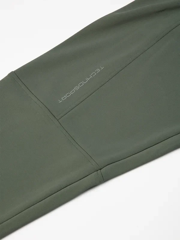 Boys Solid Slim Fit Trackpants with TECHNO GUARD - Image 8