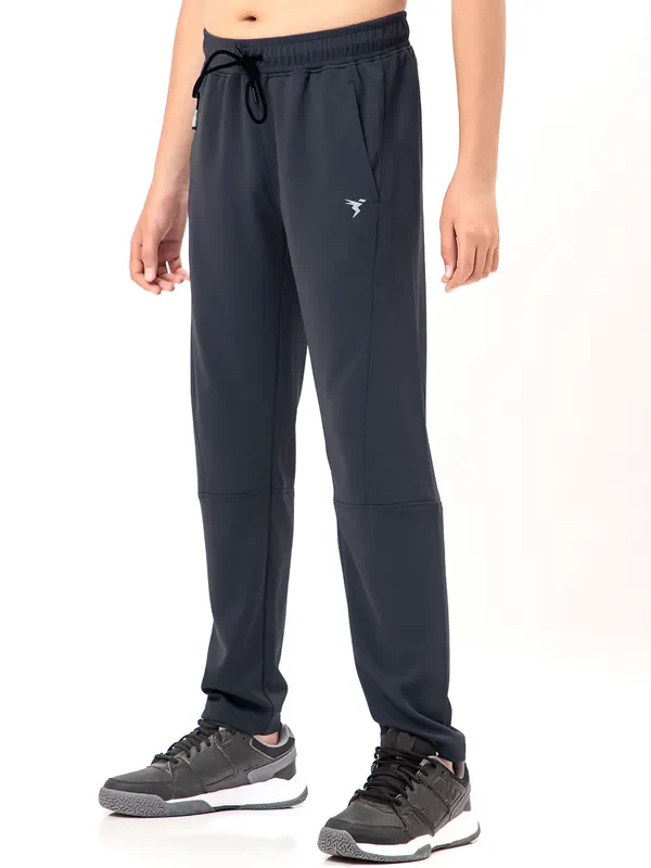 Boys Solid Slim Fit Trackpants with TECHNO GUARD - Image 5