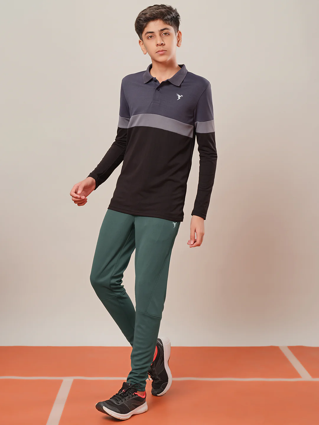 Boys Solid Slim Fit Trackpants with TECHNO GUARD - Image 6