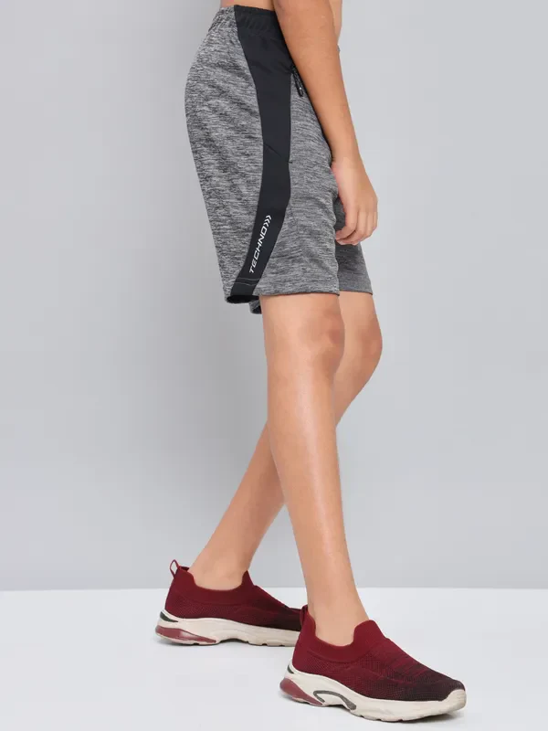 Boys Melange Slim Fit Shorts with TECHNO GUARD - Image 6