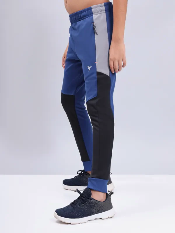 Boys Colorblock Slim Fit Joggers with TECHNO GUARD - Image 3