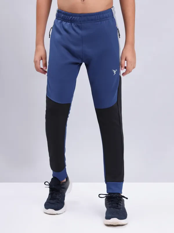 Boys Colorblock Slim Fit Joggers with TECHNO GUARD - Image 6