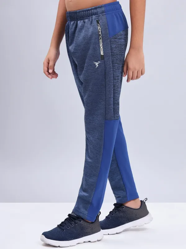 Boys Melange Slim Fit Trackpants with TECHNO GUARD - Image 3