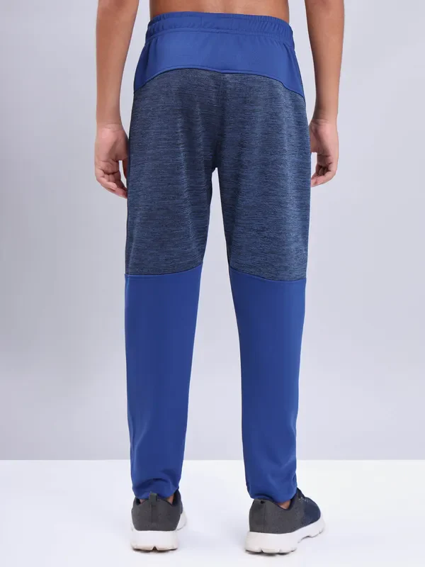 Boys Melange Slim Fit Trackpants with TECHNO GUARD - Image 4