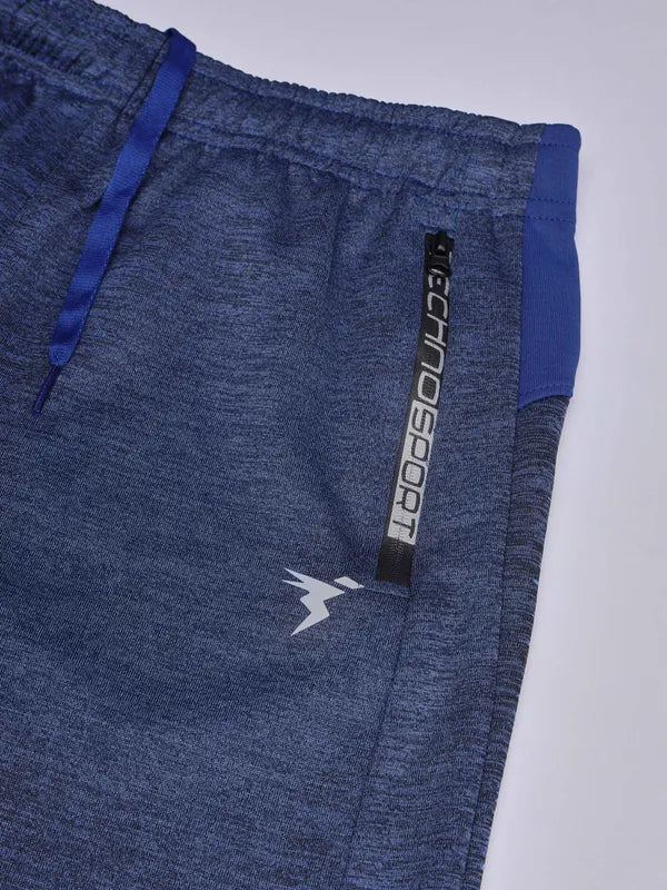 Boys Melange Slim Fit Trackpants with TECHNO GUARD - Image 8