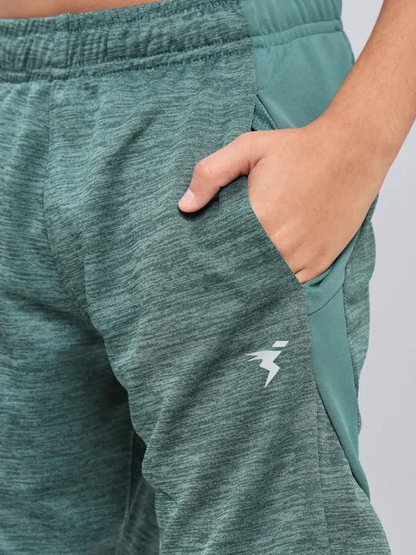 Boys Melange Slim Fit Shorts with TECHNO GUARD - Image 8