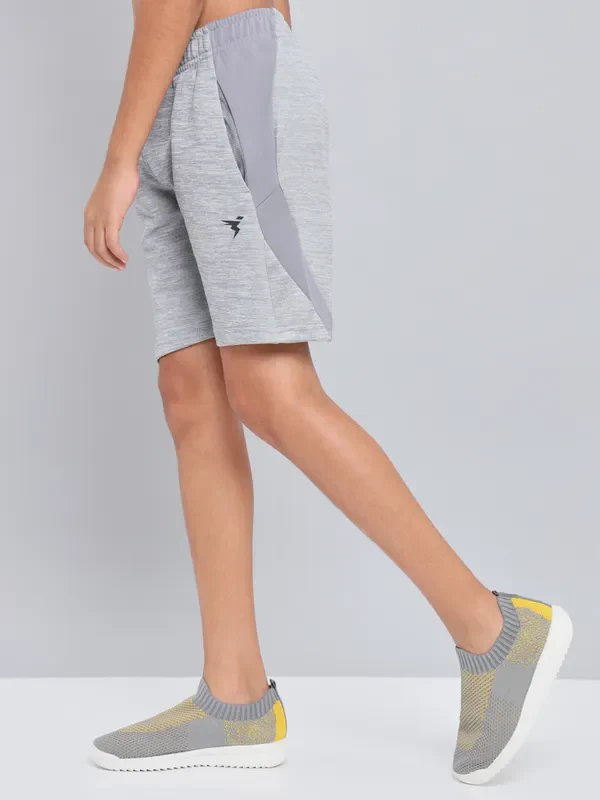 Boys Melange Slim Fit Shorts with TECHNO GUARD - Image 7