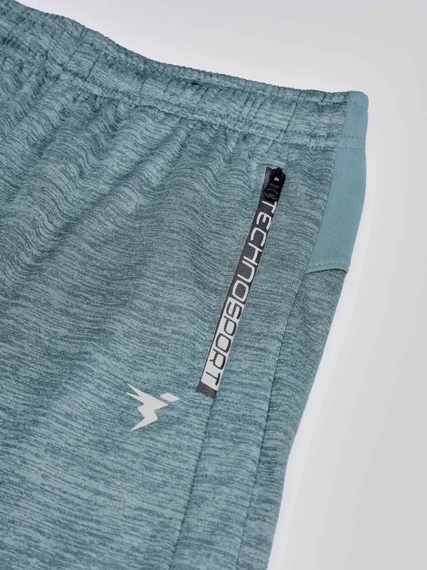 Boys Melange Slim Fit Trackpants with TECHNO GUARD - Image 7