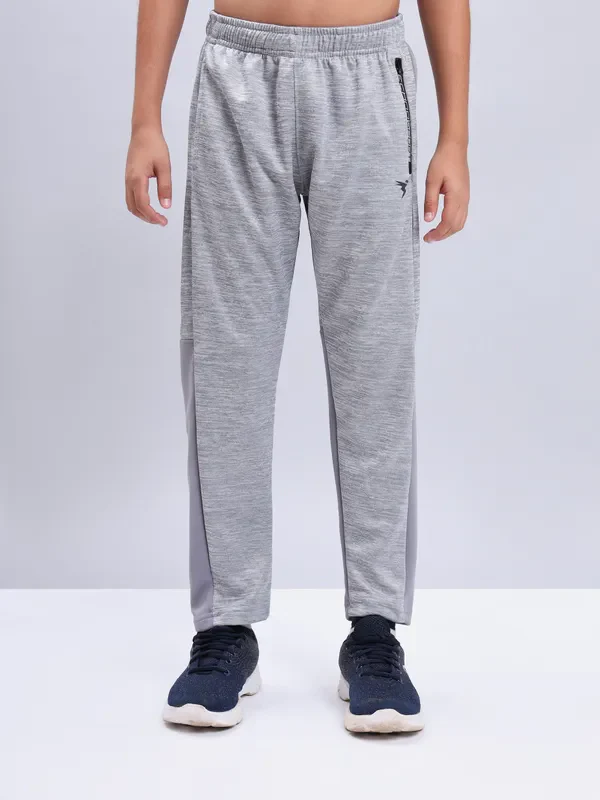 Boys Melange Slim Fit Trackpants with TECHNO GUARD - Image 4