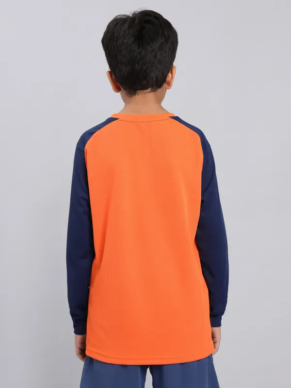 Boys Printed Slim Fit Crew Neck T-shirt with TECHNO COOL+ - Image 3