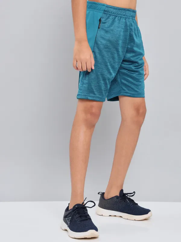 Boys Melange Slim Fit Shorts with TECHNO GUARD - Image 6