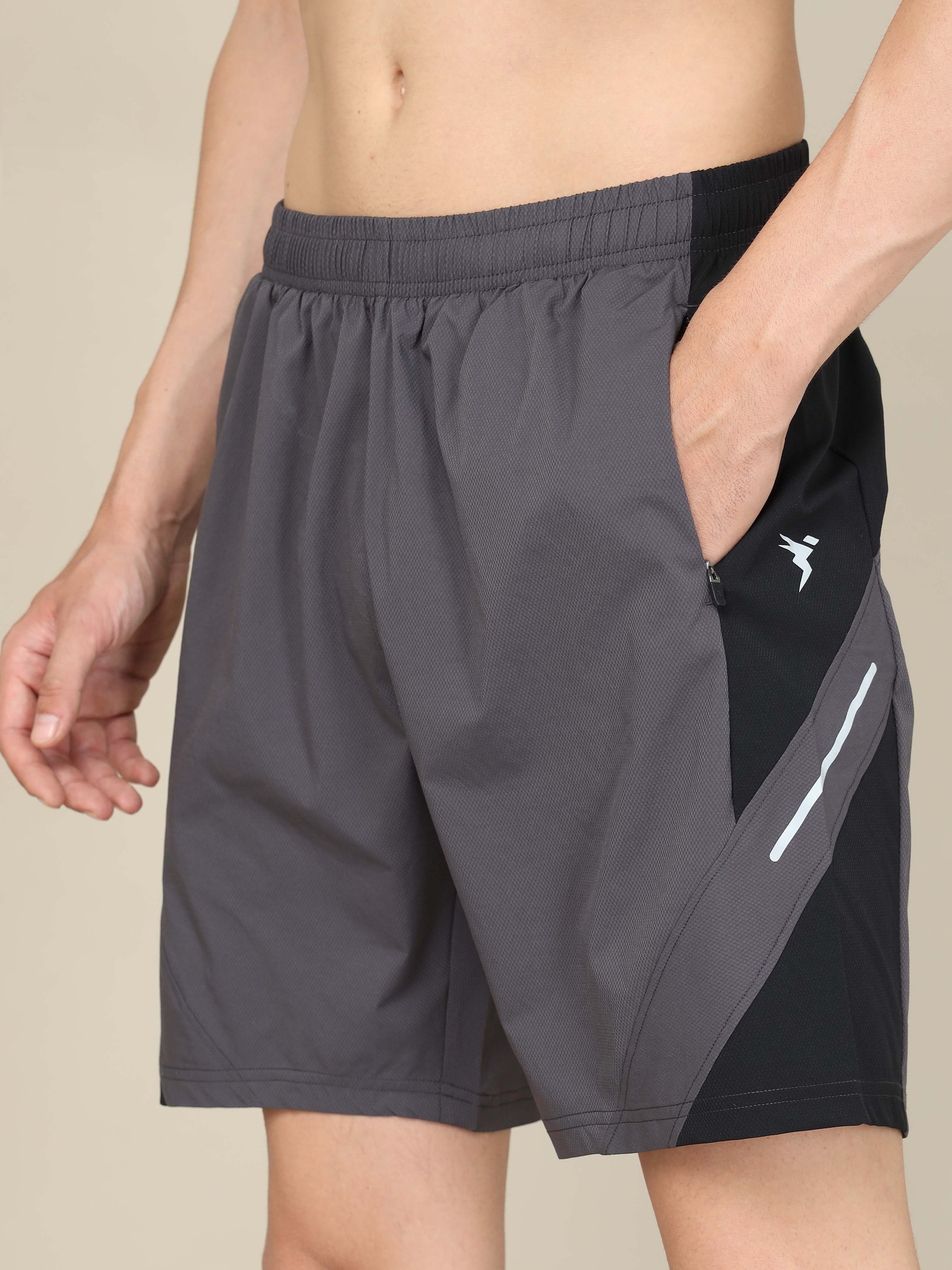 Men Colorblock Slim Fit Shorts with Lytra - Image 6