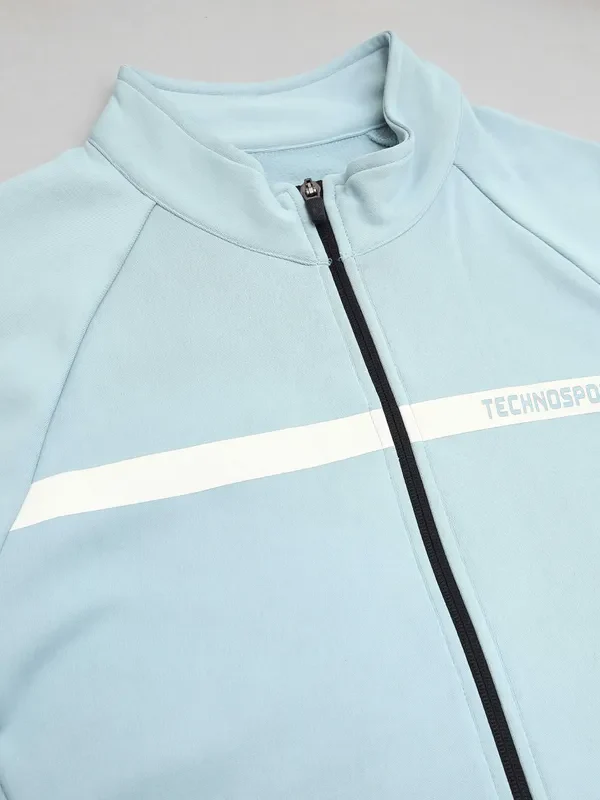 Men Colorblock Slim Fit Mock Neck Jacket with TECHNO GUARD - Image 8