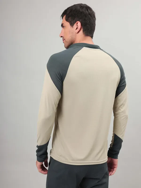 Men Colorblock Slim Fit Polo T-shirt with TECHNO COOL+ - Image 3