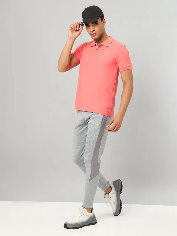 Men Solid Slim Fit Polo T-shirt with MATPIQ - Image 5