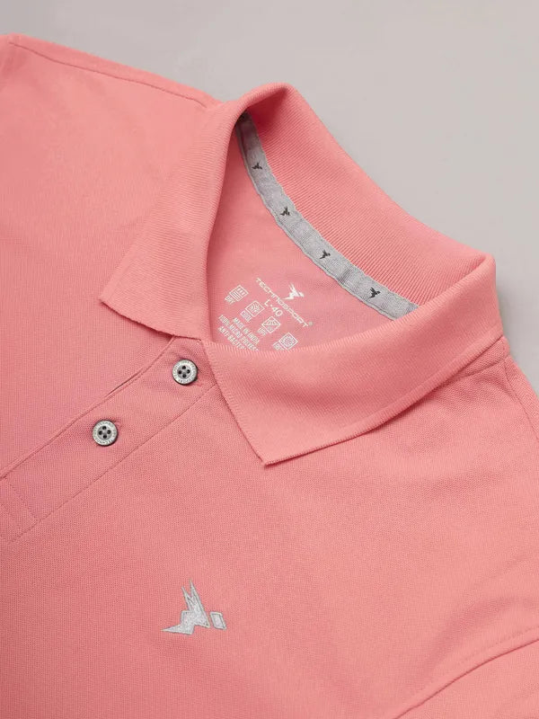 Men Solid Slim Fit Polo T-shirt with MATPIQ - Image 7