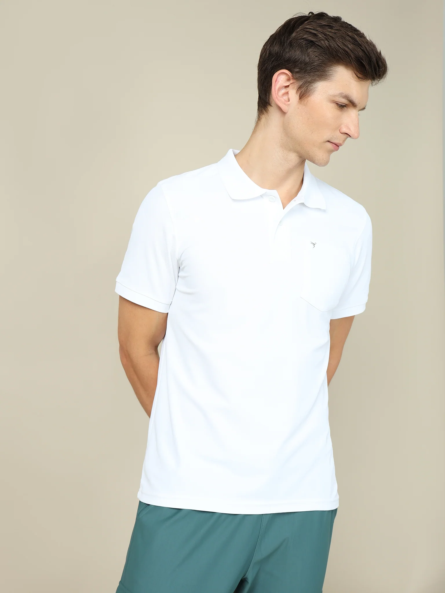 Men Solid Slim Fit Polo T-shirt with MATPIQ (Pack of 2) - Image 2