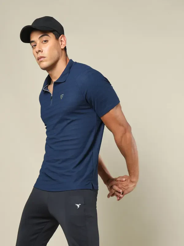Men Self Design Regular Fit Combo of 2 Polo T-shirt - Image 2