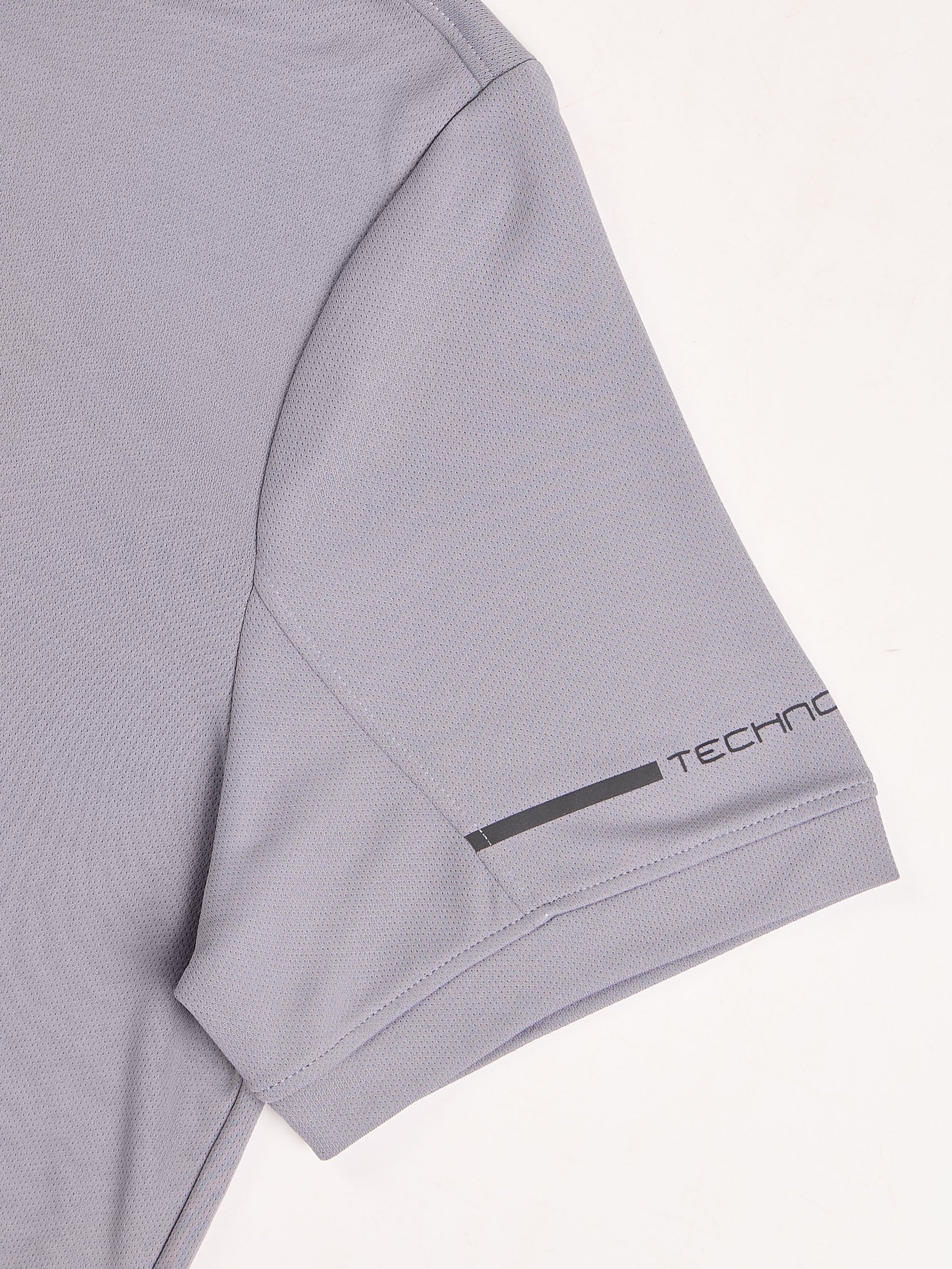 Men Solid Slim Fit Polo T-shirt with TECHNO COOL+ - Image 8
