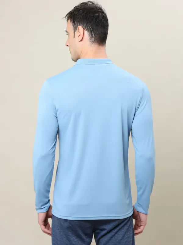 Men Colorblock Slim Fit Polo T-shirt with TECHNO COOL+ - Image 3