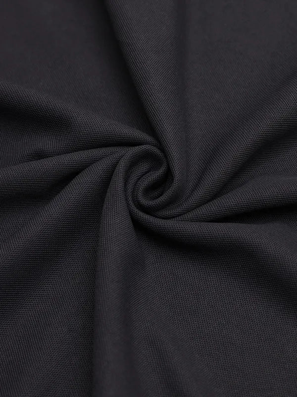 Men Solid Slim Fit Mock Neck Jacket with TECHNO DRY - Image 9