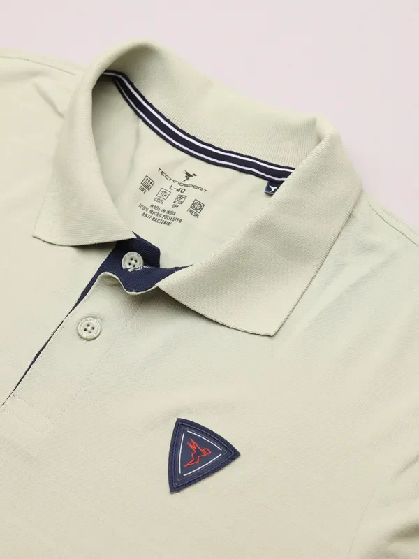 Men Self Design Slim Fit Polo T-shirt with AIRTEX STRIPES - Image 9