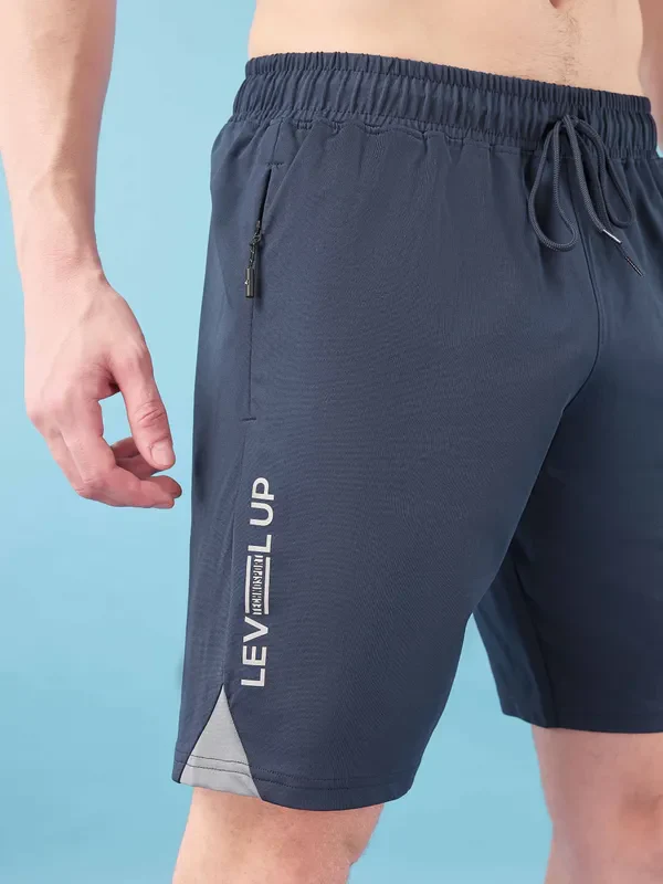 Men Solid Slim Fit Shorts with ELASTO LITE - Image 7
