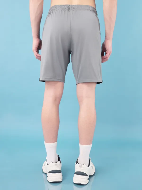 Men Solid Slim Fit Shorts with ELASTO LITE - Image 2