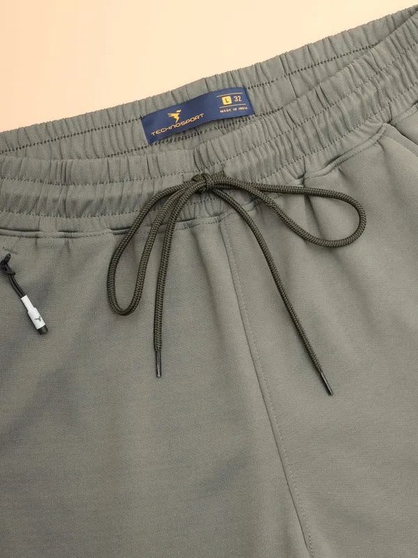 Men Solid Slim Fit Shorts with TECHNO DRY - Image 7