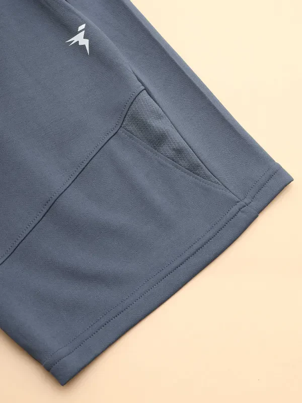 Men Solid Slim Fit Shorts with TECHNO DRY - Image 9
