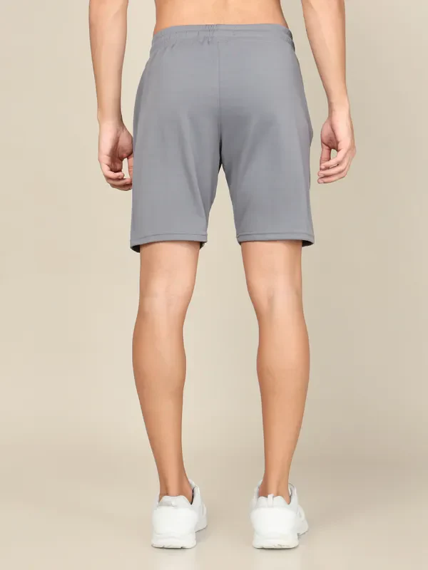 Men Solid Slim Fit Shorts with TECHNO DRY - Image 3