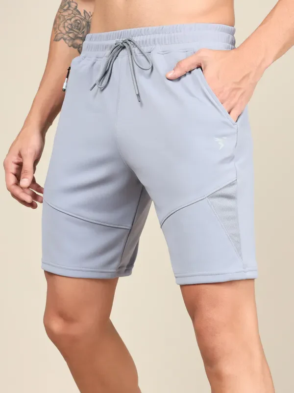 Men Solid Slim Fit Shorts with TECHNO DRY - Image 6