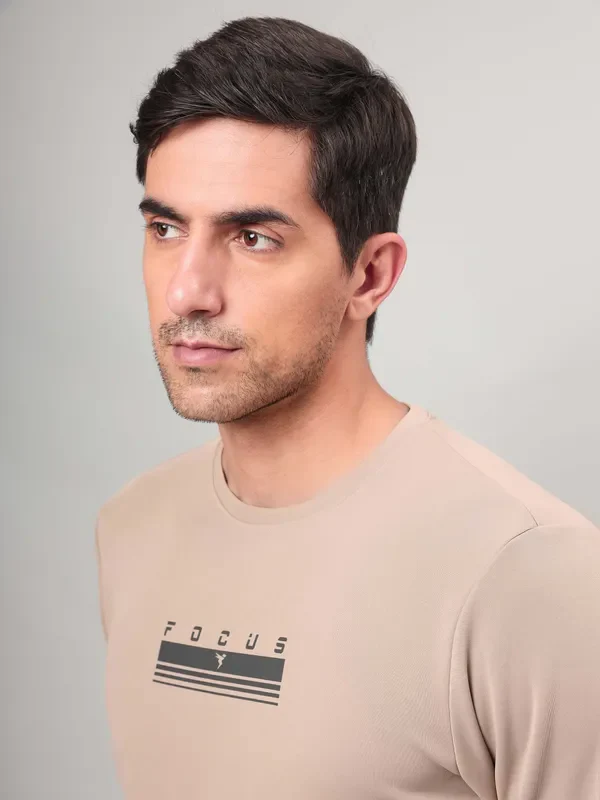 Men Printed Slim Fit Crew Neck Sweatshirt with ELASTO PLUS - Image 6