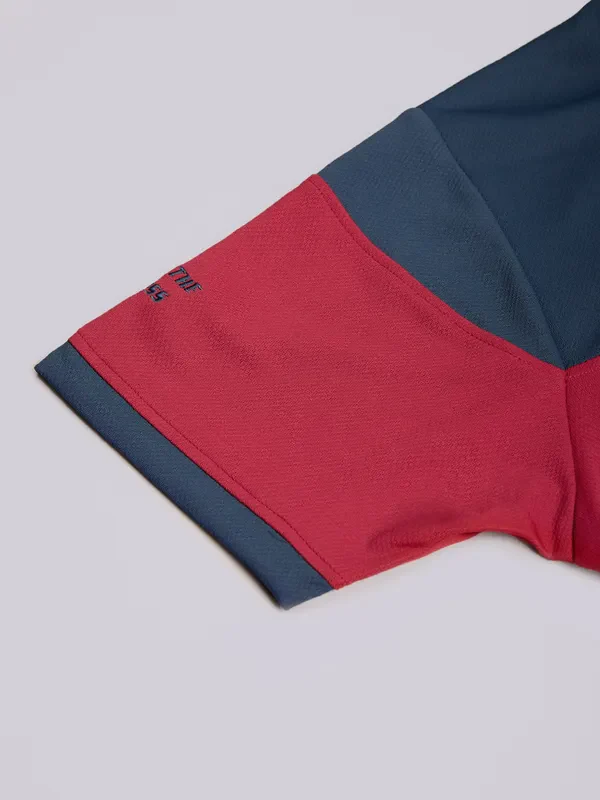 Men Colorblock Slim Fit Polo T-shirt with TECHNO DRY - Image 8