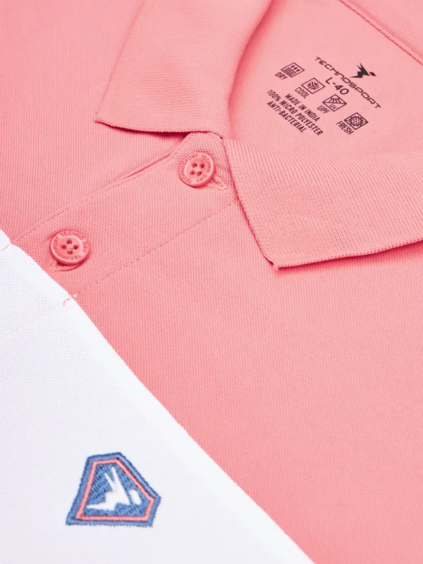 Men Colorblock Slim Fit Polo T-shirt with MATPIQ - Image 9