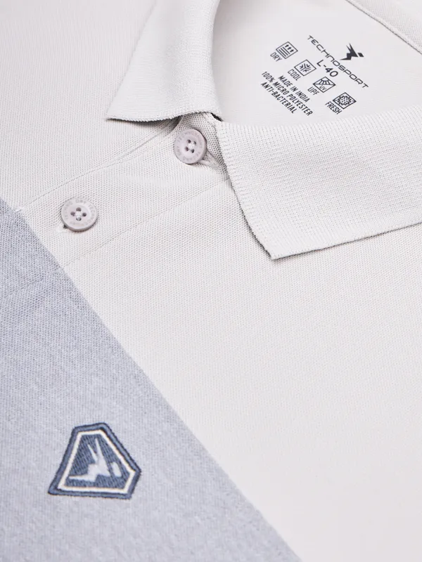 Men Colorblock Slim Fit Polo T-shirt with MATPIQ - Image 7