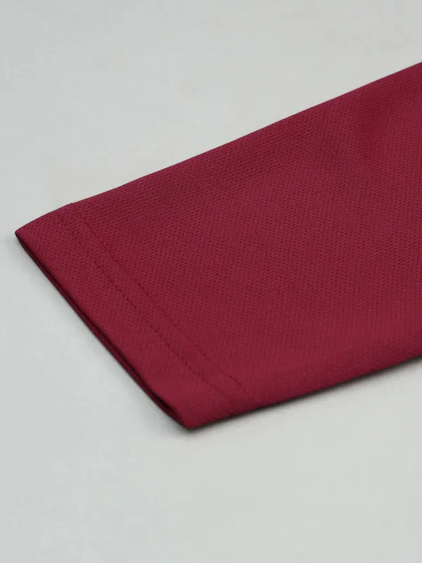 Men Colorblock Slim Fit Crew Neck T-shirt with TECHNO COOL+ - Image 9