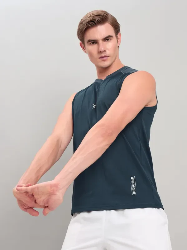 Men Solid Slim Fit Crew Neck Innerwear Vest with ELASTO LITE - Image 2