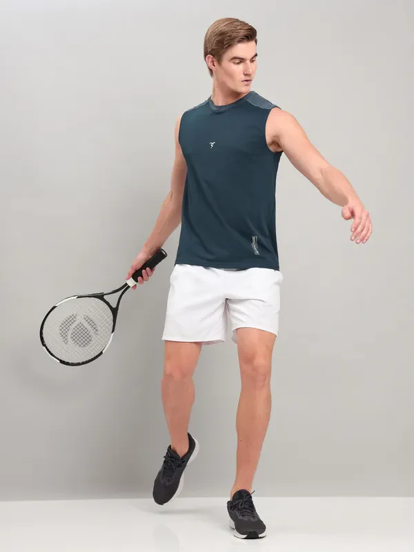 Men Solid Slim Fit Crew Neck Innerwear Vest with ELASTO LITE - Image 6