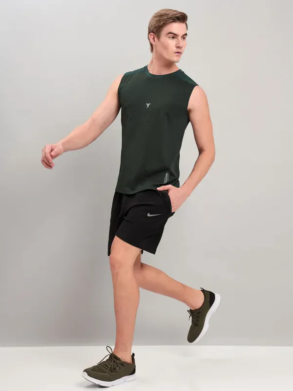 Men Solid Slim Fit Crew Neck Innerwear Vest with ELASTO LITE - Image 6