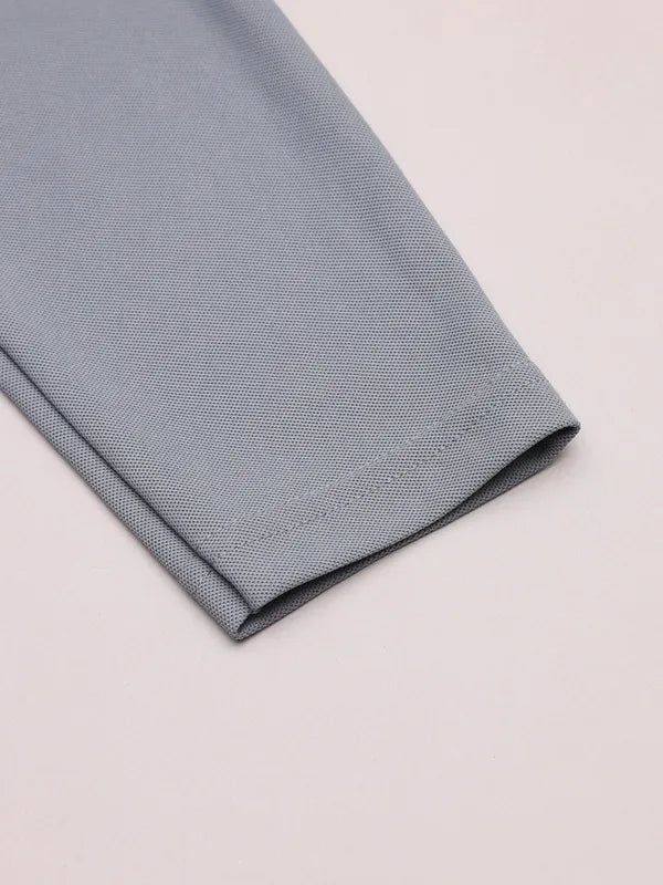 Men Colorblock Slim Fit Crew Neck T-shirt with MATPIQ - Image 8